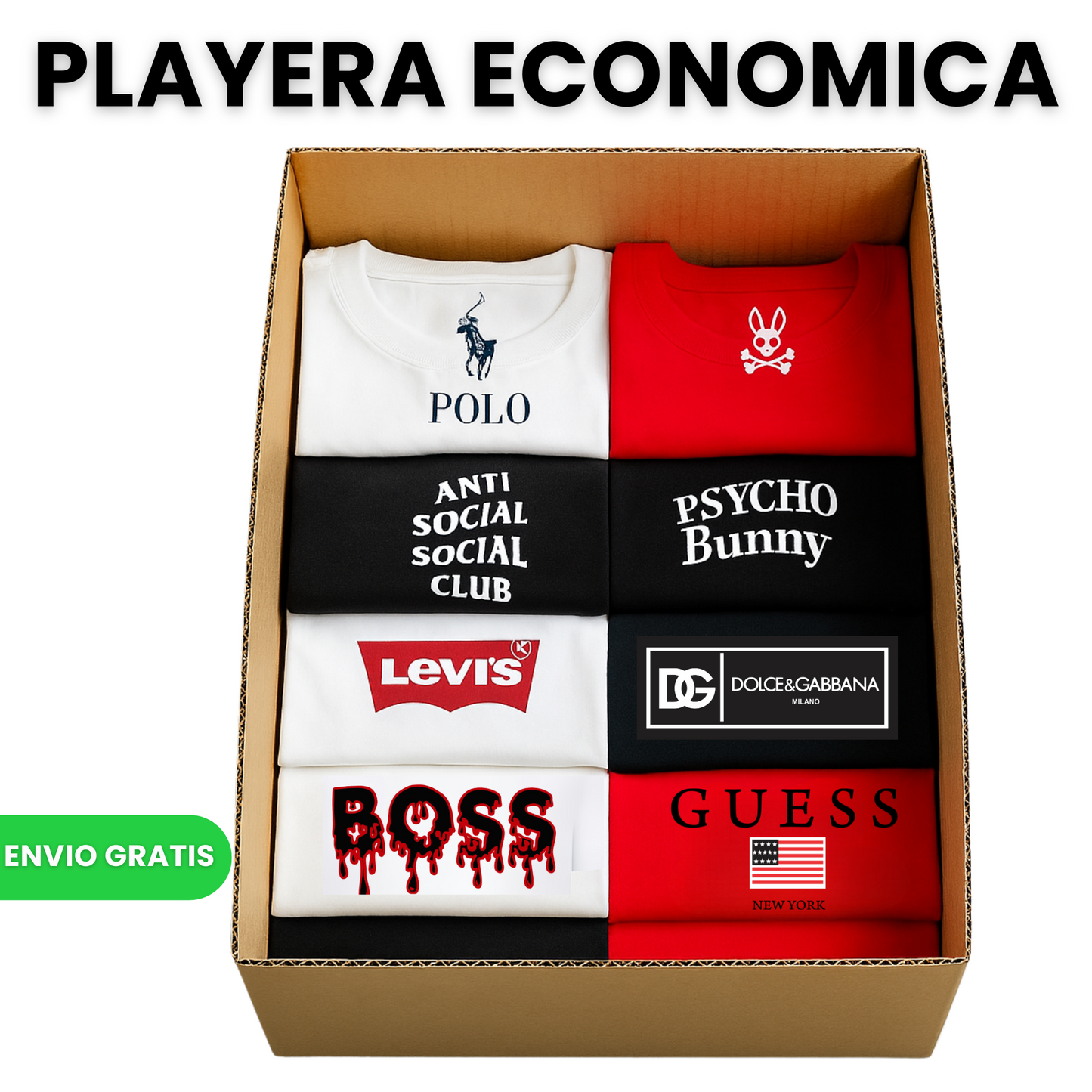 Playera Economica 100psz
